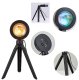 LED Sunset Projector Lamp with Tripod, Black