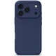 Tech-Protect Silicone MagSafe Case for iPhone 17 Pro Max - Navy Blue