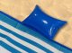 Pludmales Saliekams Paklājs Sega + Spilvens + Soma Komplekts, Zaļš | Beach Folding Blanket + Pillow + Bag Set