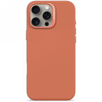 Decoded AntiMicrobial Silicone Backcover with MagSafe iPhone 16 Pro Max - Orange