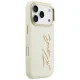 Чехол для iPhone 17 Pro Karl Lagerfeld Karl Script Logo — бежевый