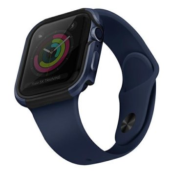Apple Watch Series 4 / 5 / 6 / SE 40 mm Uniq Etui Valencia Case Cover, Blue | Maciņš Vāks Apvalks Bampers