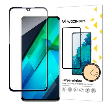 Wozinsky Full Glue Tempered Glass for Infinix Note 12 G96, Black