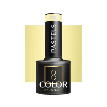 Ocho Nails Pastels P02 hibrīda nagu laka, 5 g