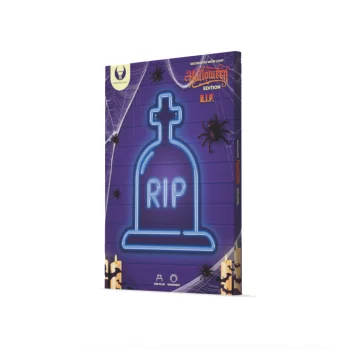 Неоновая вывеска RIP для Хэллоуина Forever Light FPNE16, синяя