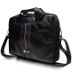 BMW Carbon & Red Stripes soma 16" klēpjdatoram - melna | bag for a laptop black