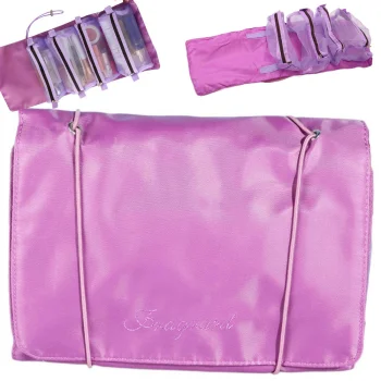 Roll-up Travel Toiletry Bag 4 in 1 with Detachable Compartments