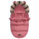 Sleeping bag for stroller, sled Elmi Ricokids, raspberry color