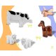 Развивающий магнитный конструктор Ферма с животными Ricokids RK-781
