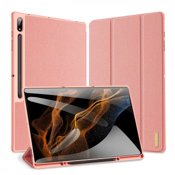 Samsung Galaxy Tab S8 Ultra (SM-X900; SM-X906) DUX DUCIS Domo Tablet Cover Case, Pink | Planšetes Vāciņš Maciņš...