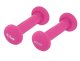 4Fizjo Vinila Hanteles Fitnesam Aerobikai 2 x 0.5kg, Rozā | Vinyl Dumbbells for Fitness