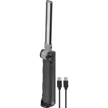 Brennenstuhl SANSA 401 A uzlādējama LED darba lampa, 400 lm, melna / pelēka