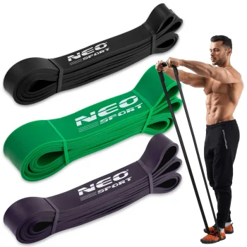 Pretestības lentu komplekts vingrošanai NS-960 Neo-Sport 3 gab.