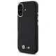 BMW iPhone 16 vāciņš M Smooth Full Wrapped Metal MagSafe, melns