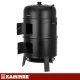 Угольный гриль 3-в-1 Kaminer с коптильней и крышкой, 80x48x42 см, черный
