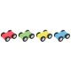Kruzzel Wooden Car Track and Slide with 4 Cars
