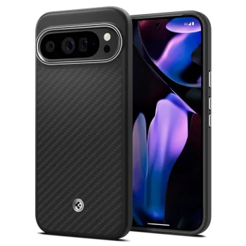 Google Pixel 9 Pro XL Spigen Enzo Aramid Case Cover, Black | Чехол Кейс Бампер Обложка для...