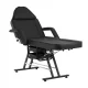 Sillon kosmētiskais krēsls ar divām paplātēm, melns