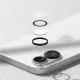 Ringke kameras aizsargstikls iPhone 16 / 16 Plus, 2 gab., melns