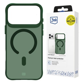 3mk Smoke MagCase vāciņš iPhone 17 Pro Max, zaļš