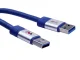 USB 3.0 kabelis Maclean MCTV-606 USB-A uz USB-A 1.8m, zils