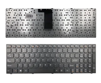 Клавиатура Lenovo B5400 / B5400A с рамкой, черная (US)