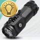 Аккумуляторный тактический LED фонарик с магнитом и боковым...