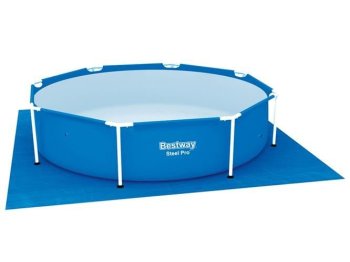 Bestway 58000 Pool Ground Cloth, 274 x 274 cm, Blue