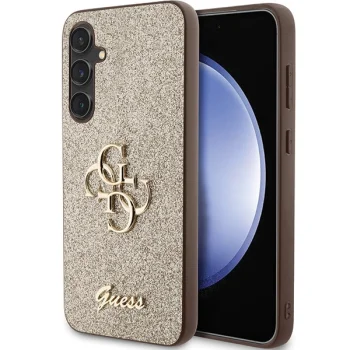 Samsung Galaxy S23 FE (SM-S711B/DS) Glitter Script Big 4G Case Cover, Gold | Telefona Maciņš Vāks Apvalks Bampers