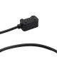 HLS-3 magnētiskais USB-C lādētājs priekš Samsung Galaxy Fit3 1m, melns