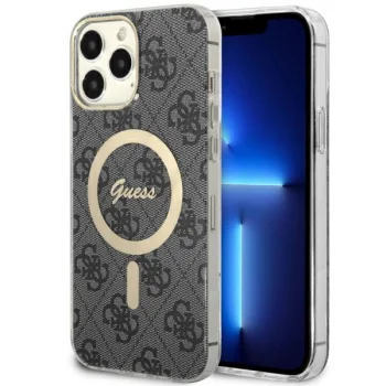 Чехол Guess для iPhone 13 Pro Max 4G MagSafe, черный
