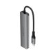 USB-хаб Acefast J16 5-в-1 USB-C с HDMI 4K 60Hz и PD 90W, Серый