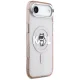 Чехол Karl Lagerfeld IML Choupette Sketch Logo MagSafe для iPhone 17 Air, Розовый