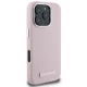 Чехол Karl Lagerfeld FW Metal Plate для iPhone 16 Pro, MagSafe, розовый