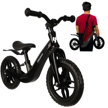 Детский беговел Kruzzel 12", черный
