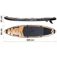 Piepūšamais SUP Dēlis, Neo-Sport Aquasurf 170202, 320x84x15 cm