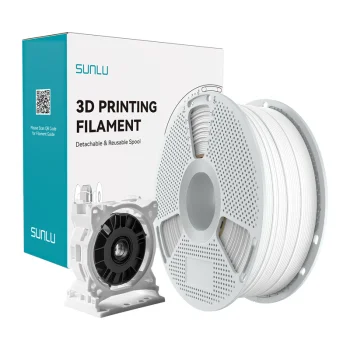 Филамент для 3D-принтера Sunlu PC-ABS 1.75 мм, 1 кг, белый
