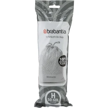 Brabantia PerfectFit atkritumu maisi Code H 50-60 l, 10 gab.