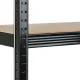 Humberg HR-813 metāla noliktavas plaukts 180x90x40 cm, melns