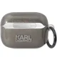 Karl Lagerfeld AirPods Pro 2 Case KLAP2HNKCTGK Black Glitter NFT Karl&Choupette