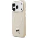 Karl Lagerfeld iPhone 17 Pro vāciņš Karl Pin MagSafe, bēšs