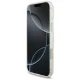 Guess IML Flowers Electro Pearl Strap MagSafe vāciņš iPhone 17 Pro Max, balts