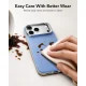 Чехол ESR Atelier Kickstand MagSafe для iPhone 18 Pro Max / 17 Pro Max, светло-голубой