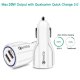 Maclean MCE478 W Automašīnas lādētājs, 2x USB, QC 3.0, 30W, Balts
