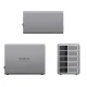 Orico 9858T3 5-vietu DAS datu masīvs ar Thunderbolt 3, pelēks