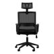 Ergonomiskais Ofisa Mājas Kabineta Biroja Krēsls QS-05, Melns | Ergonomic Office Chair