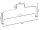 Wire Cake Slicer for Sponge Cakes, 2 Steel Wires, Silver