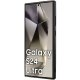 BMW Samsung Galaxy S24 Ultra vāciņš Signature Leather Crossing Lines, melns