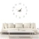 DIY Wall Clock, Stick-on, Silver