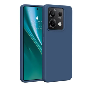 Etteri Silicone vāciņš priekš Xiaomi Redmi 15C 5G, tumši zils